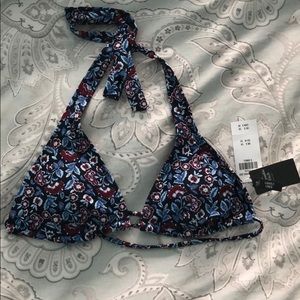 Abercrombie & Fitch Wide Strap Halter Bikini Top